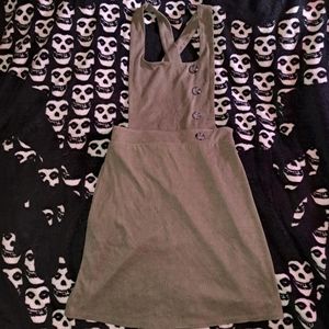 Corduroy Overall Dress